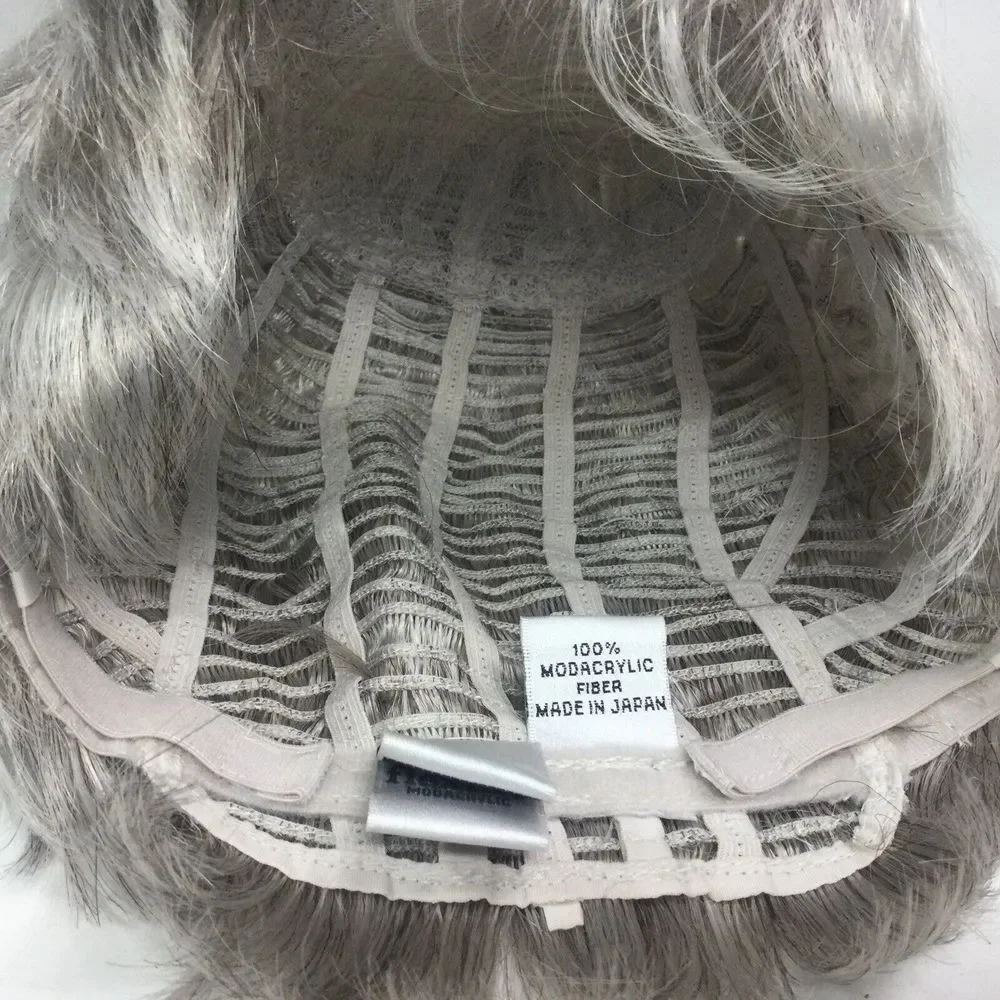 Eva Gabor Wig Resolve G60‎ Burnished Snow White Size Average Basic Cap Flexlit